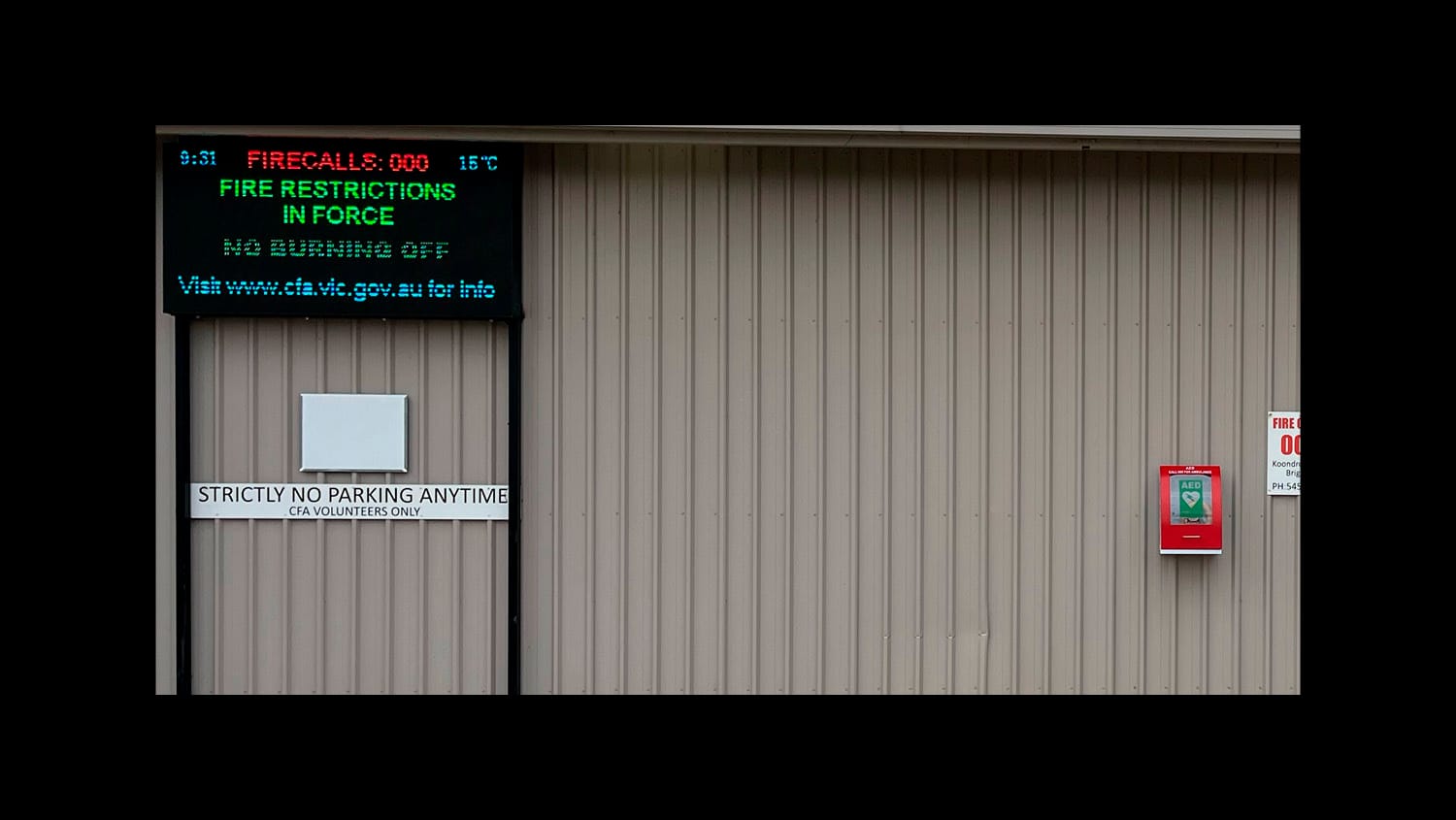 Public Defib for Koondrook