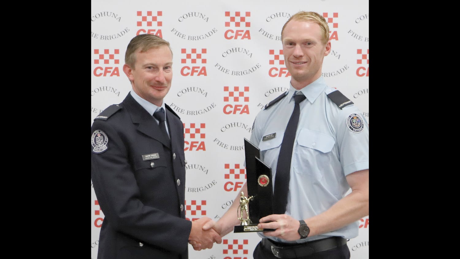 Our fire heroes recognised
