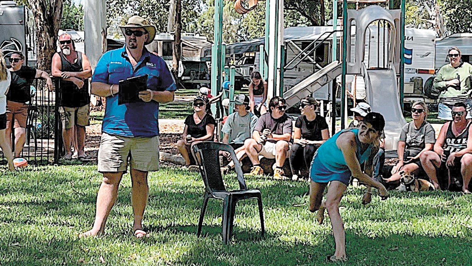 Thong Tossing Good Time at Barham BIG4