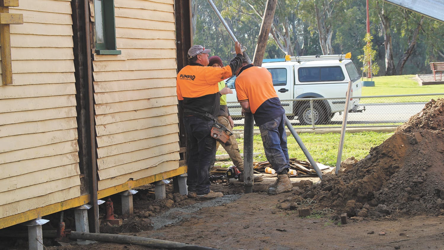 Koondrook Church on New Legs