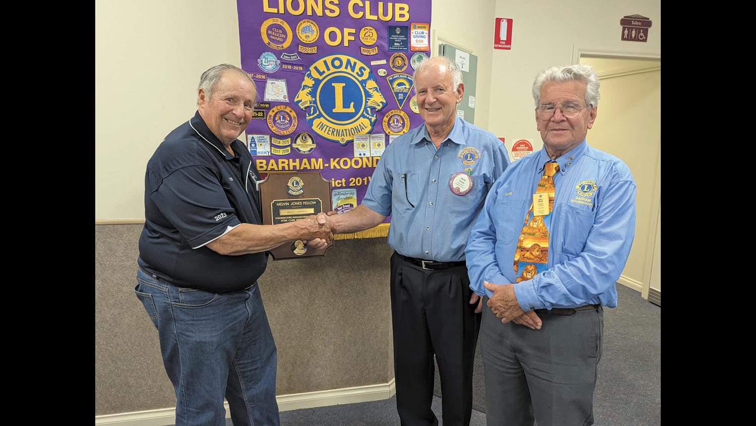 From the lions den: Melvin Jones Fellowship Awarded to Bruce Campbell