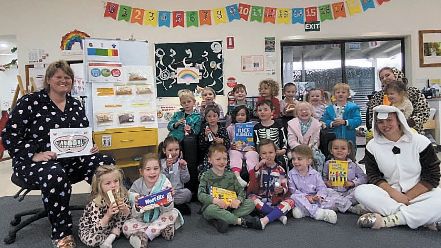 Healthy Grinners for Leitchville Winners