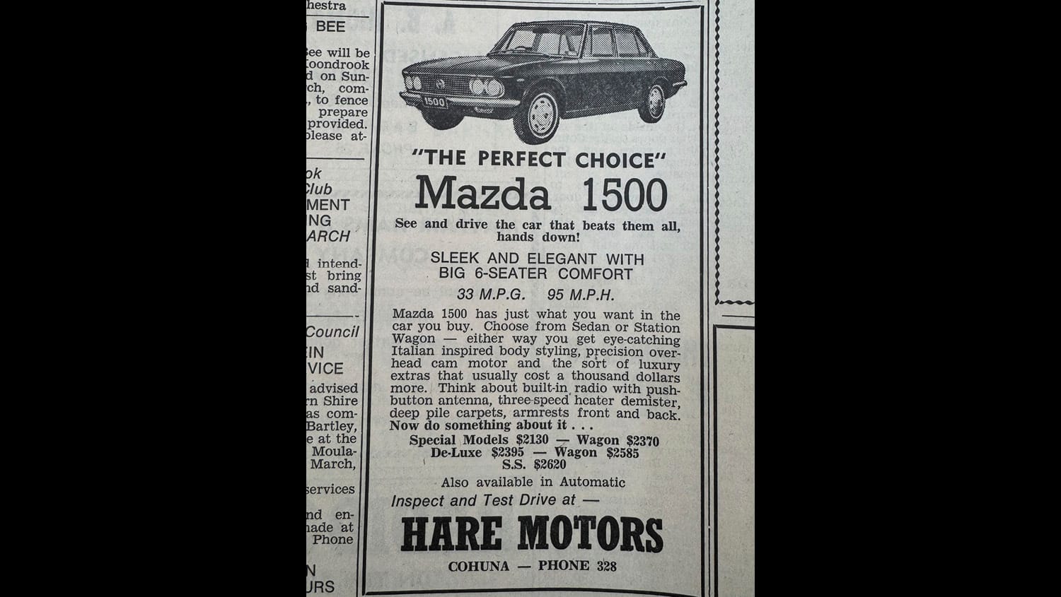 Step back in time 1968