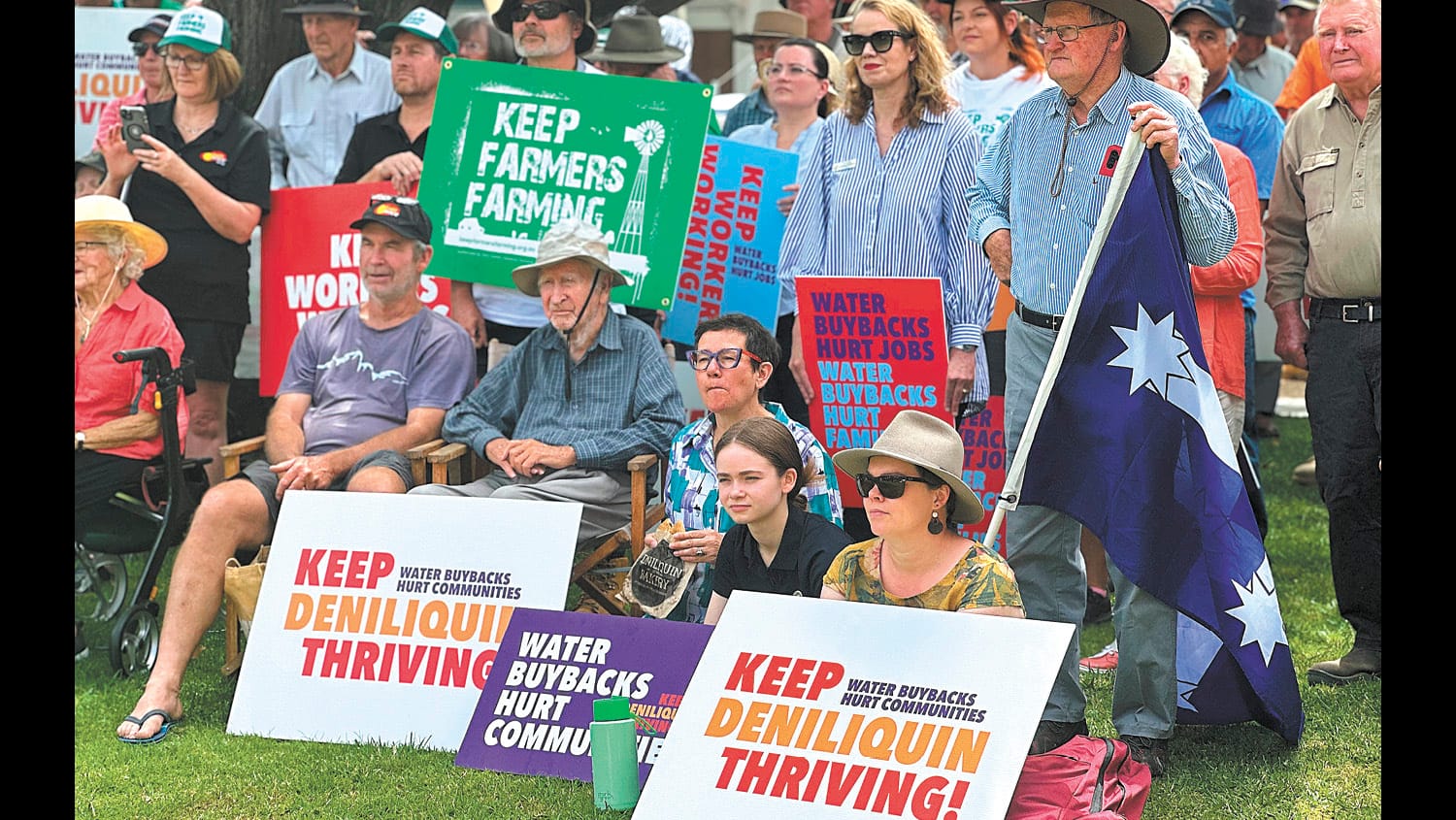 STILL FIGHTING - Deni Water Rally draws strong crowd