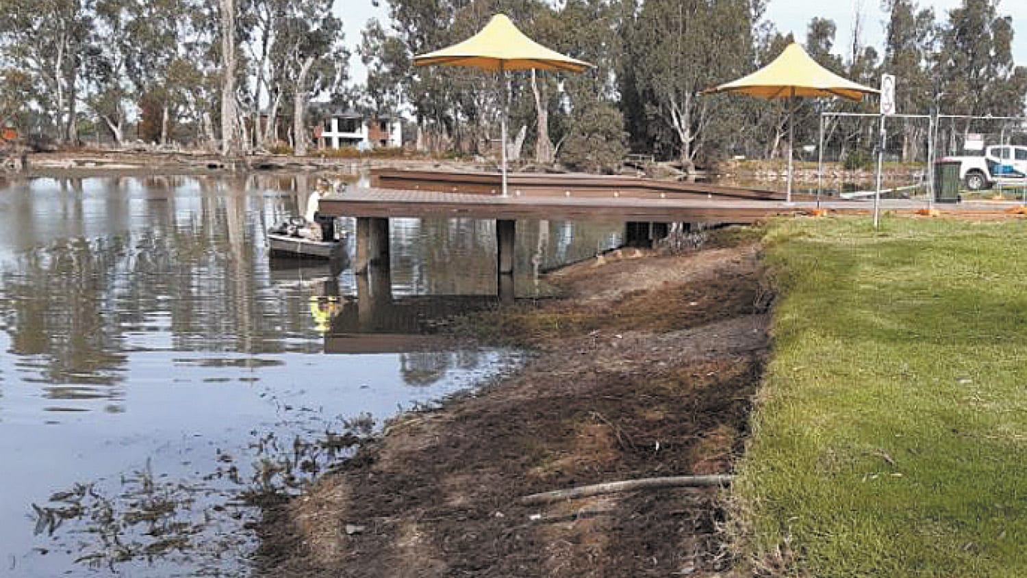 Cohuna Beach Construction Begins