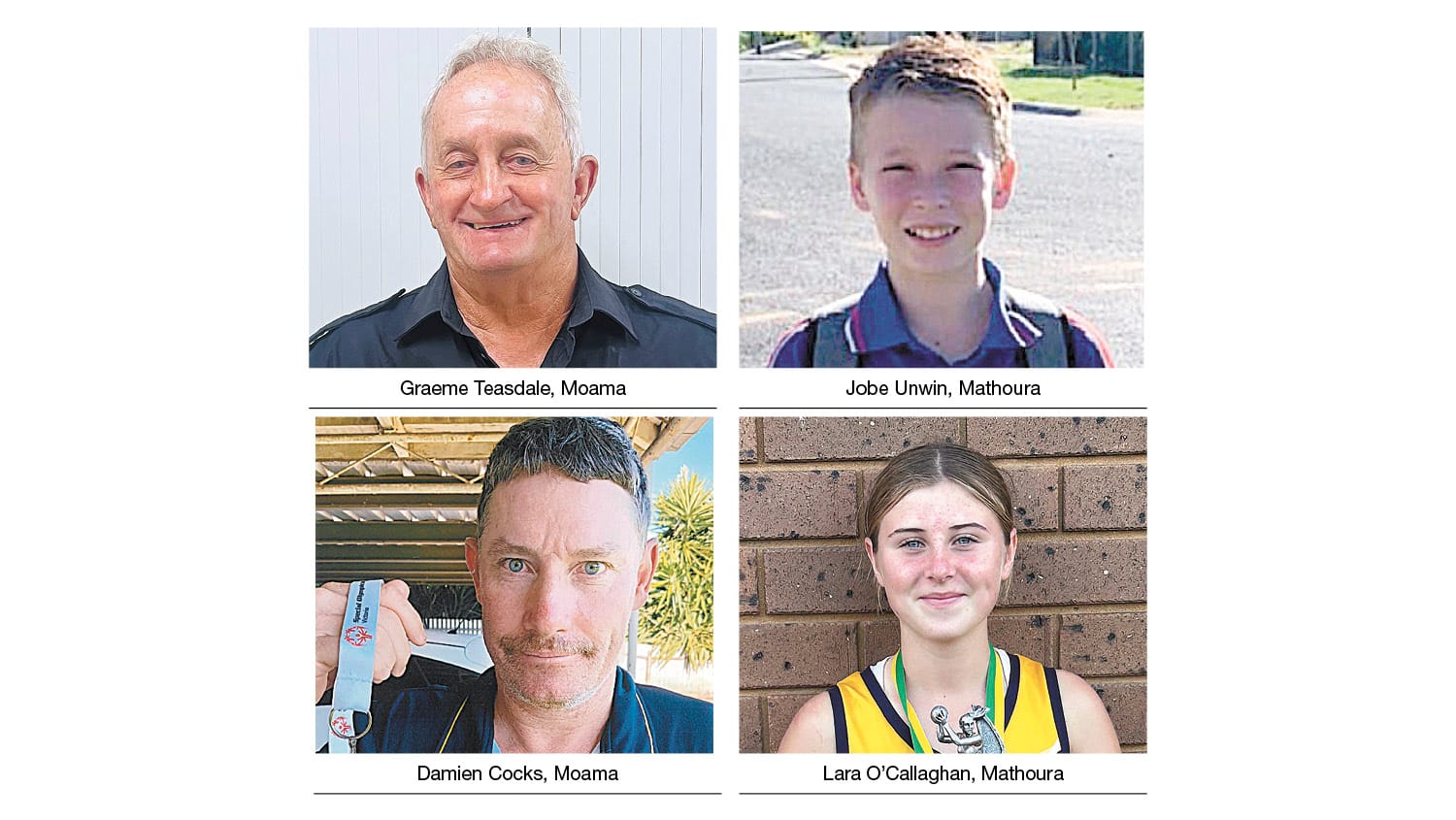Murray River Council Award Recipients