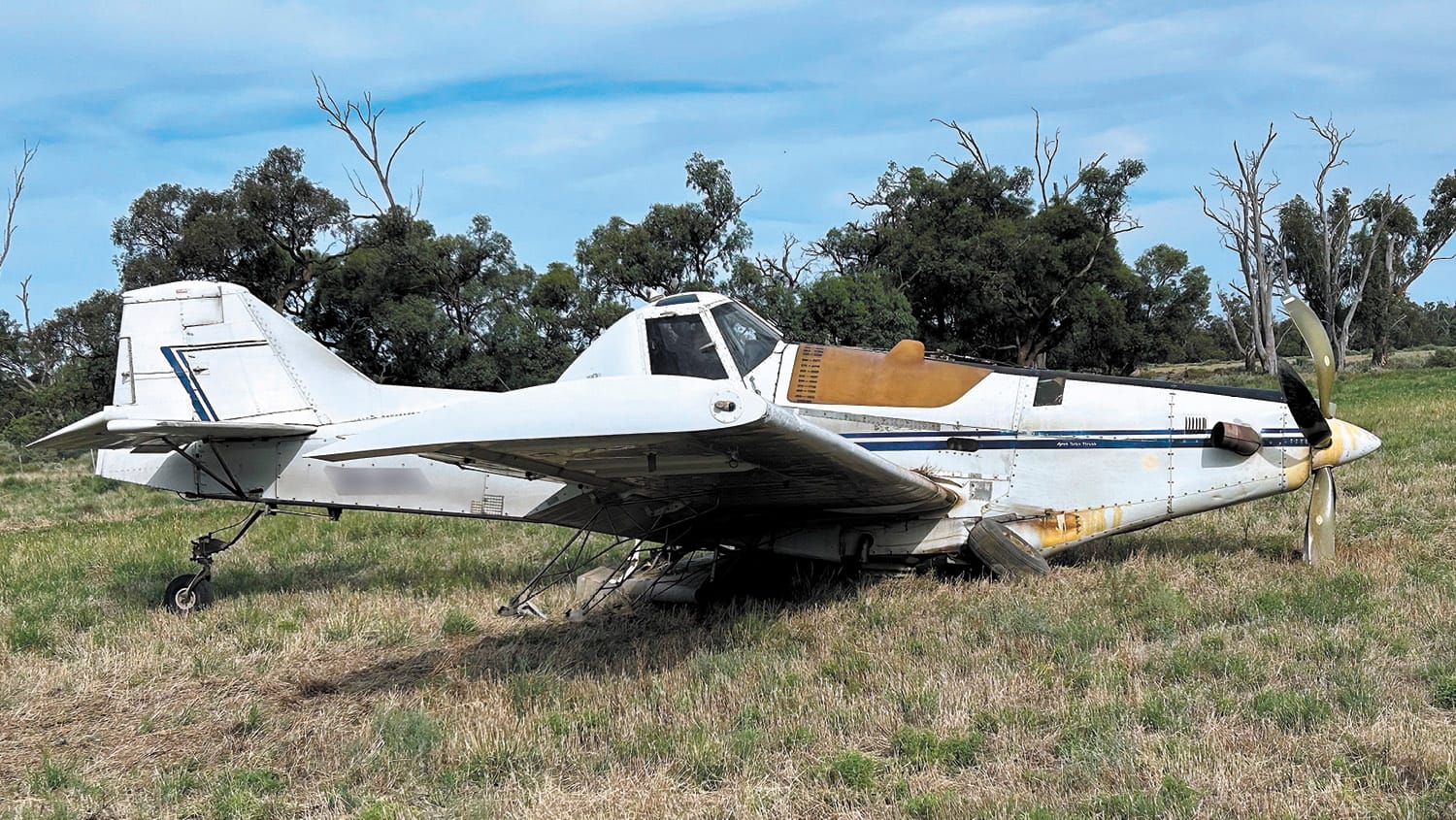 Belly Landing for Plane at Moulamein