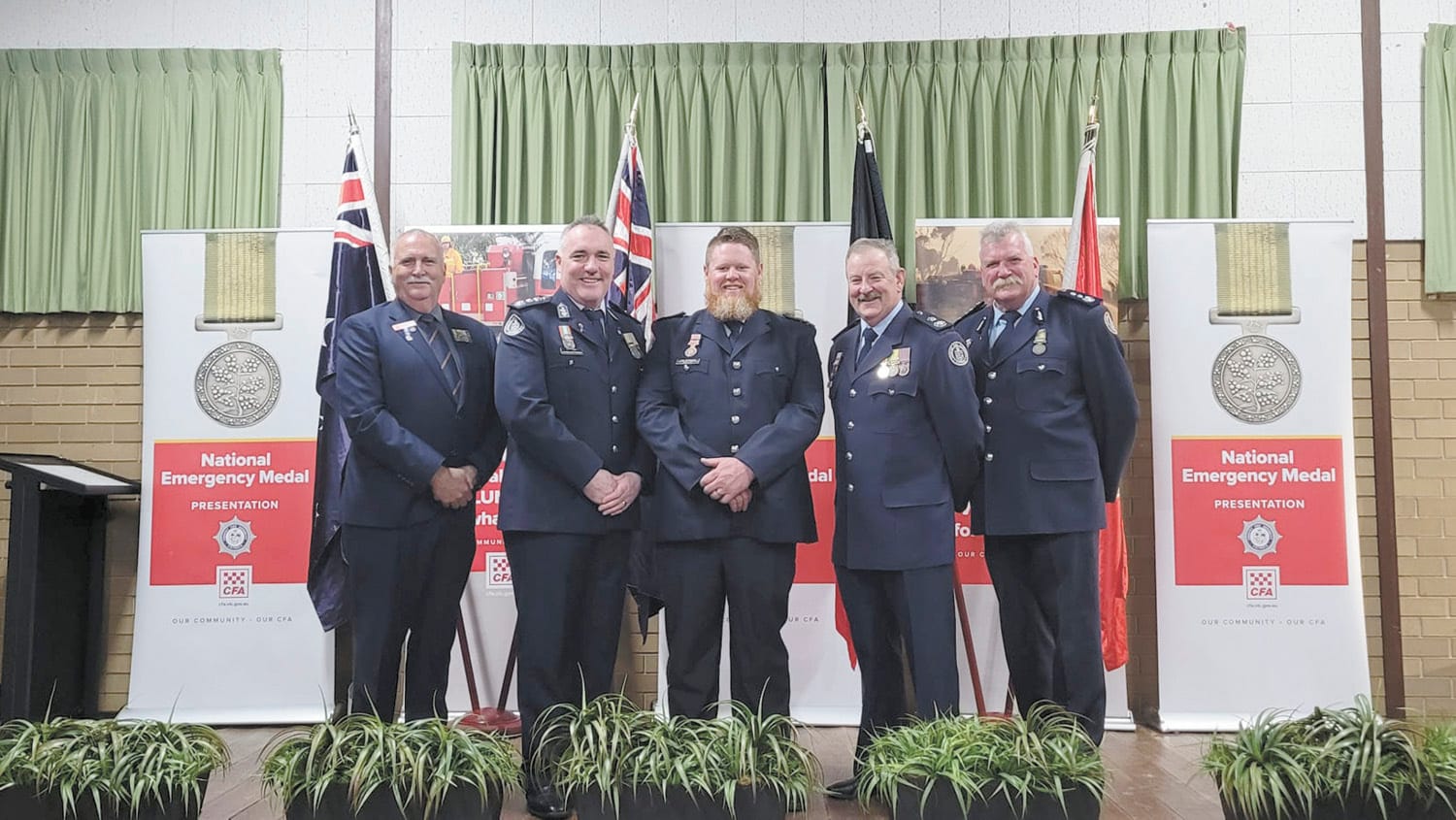 Jim Recognised for Fire Service