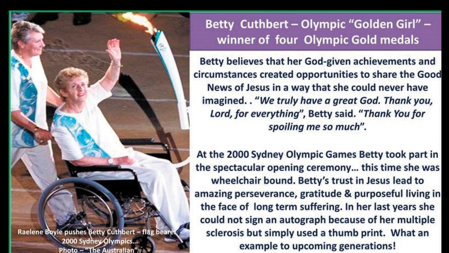 Olympic Golden Girl