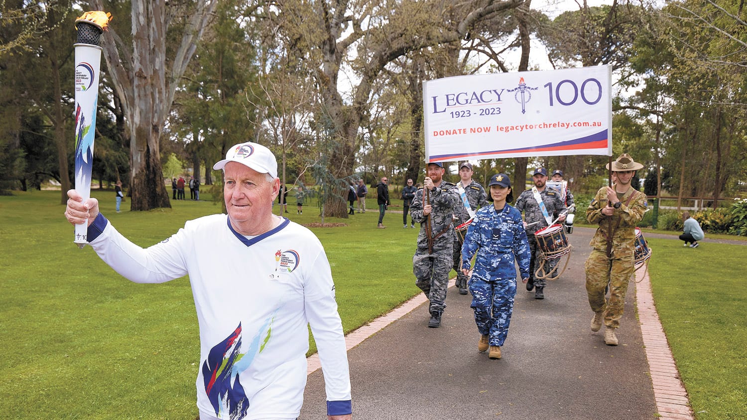 Torch Honour for Geoff
