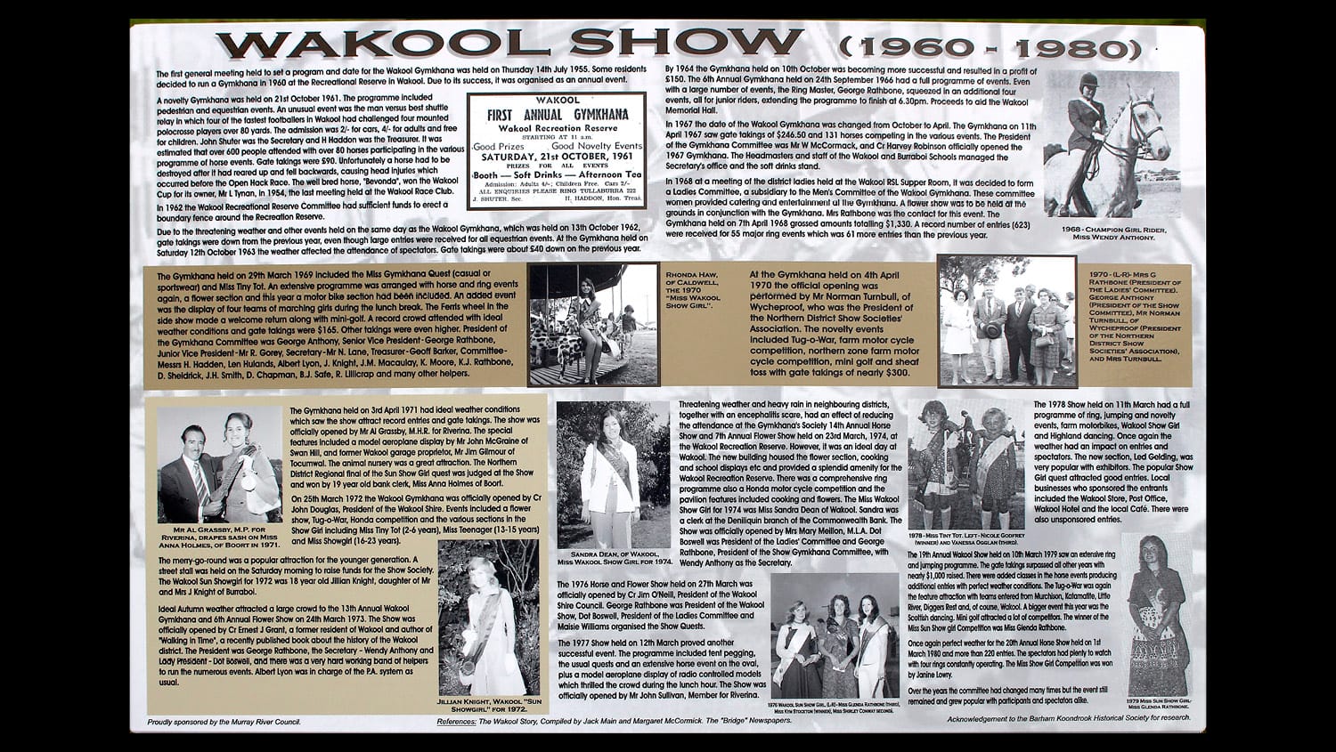 Wakool ‘Walk of Remembrance’ Project