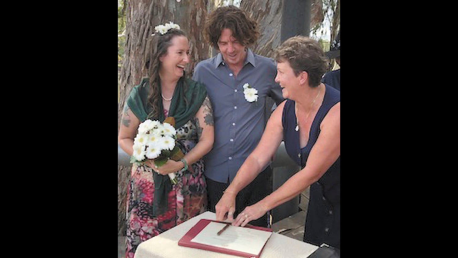 Local Couple Ties the Knot