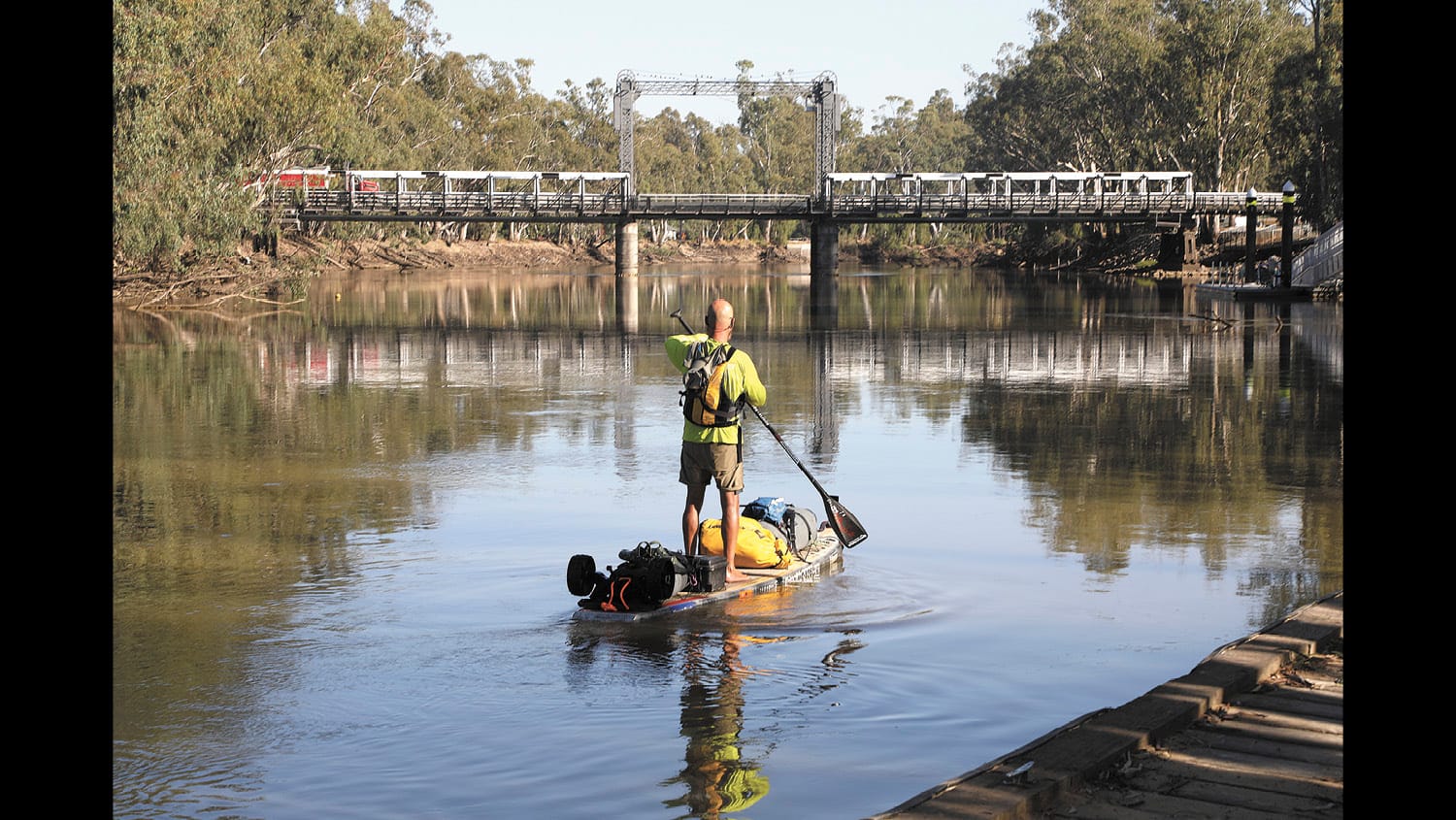 Peter Paddling for a Cause Close to his Heart