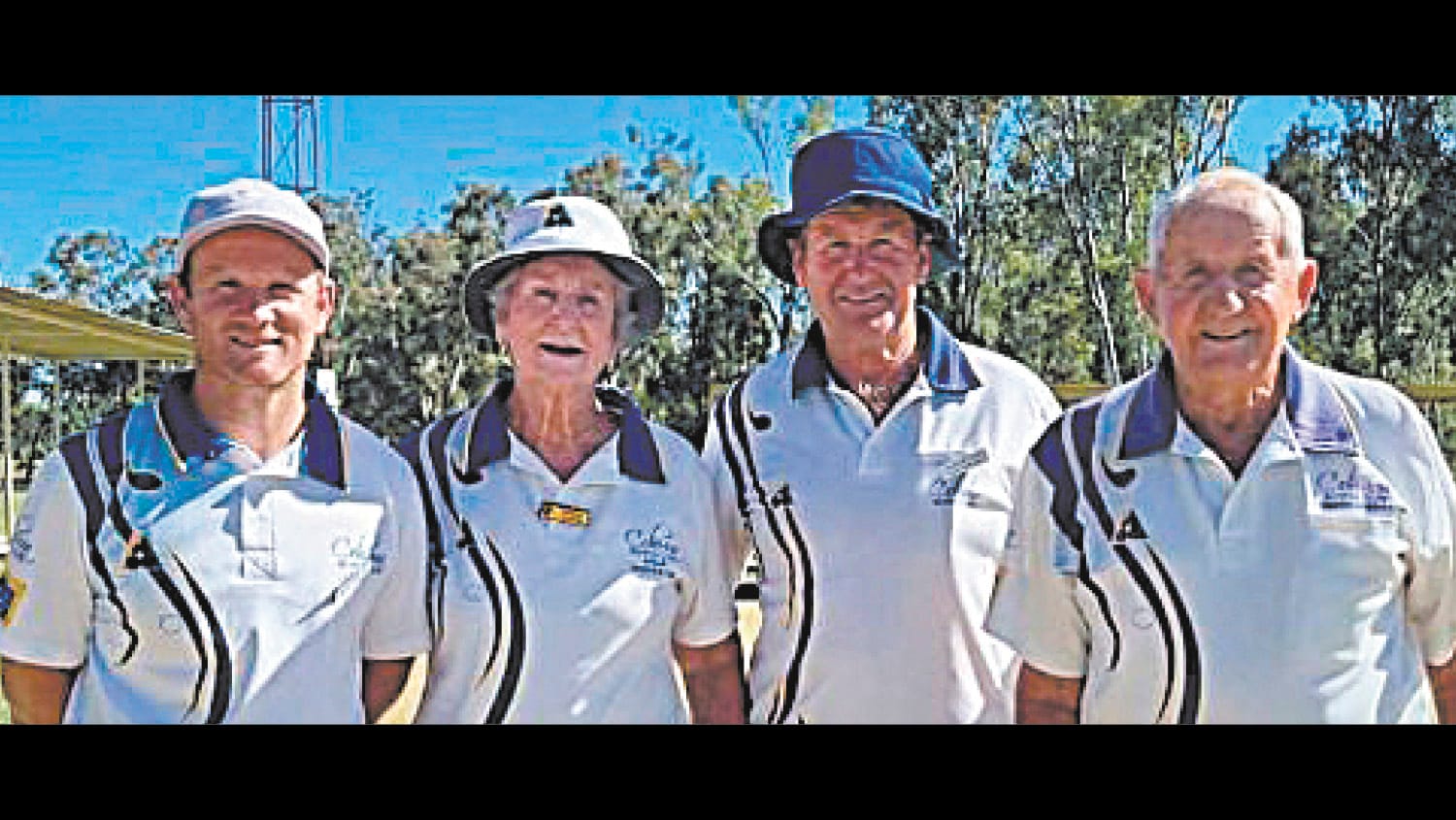 Three generations take to the green