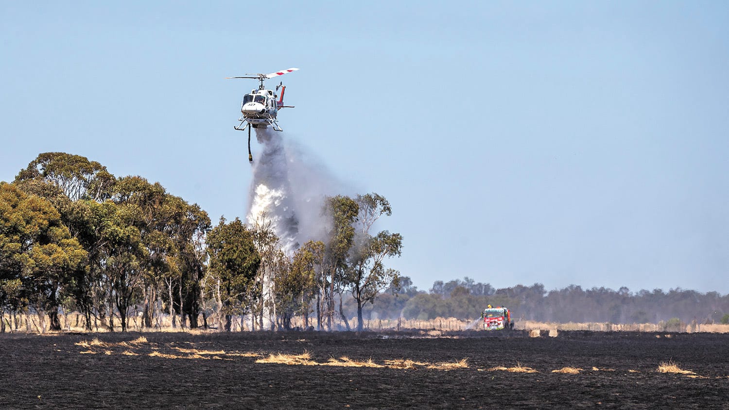 Air Support Activated for Westby Grass Fire