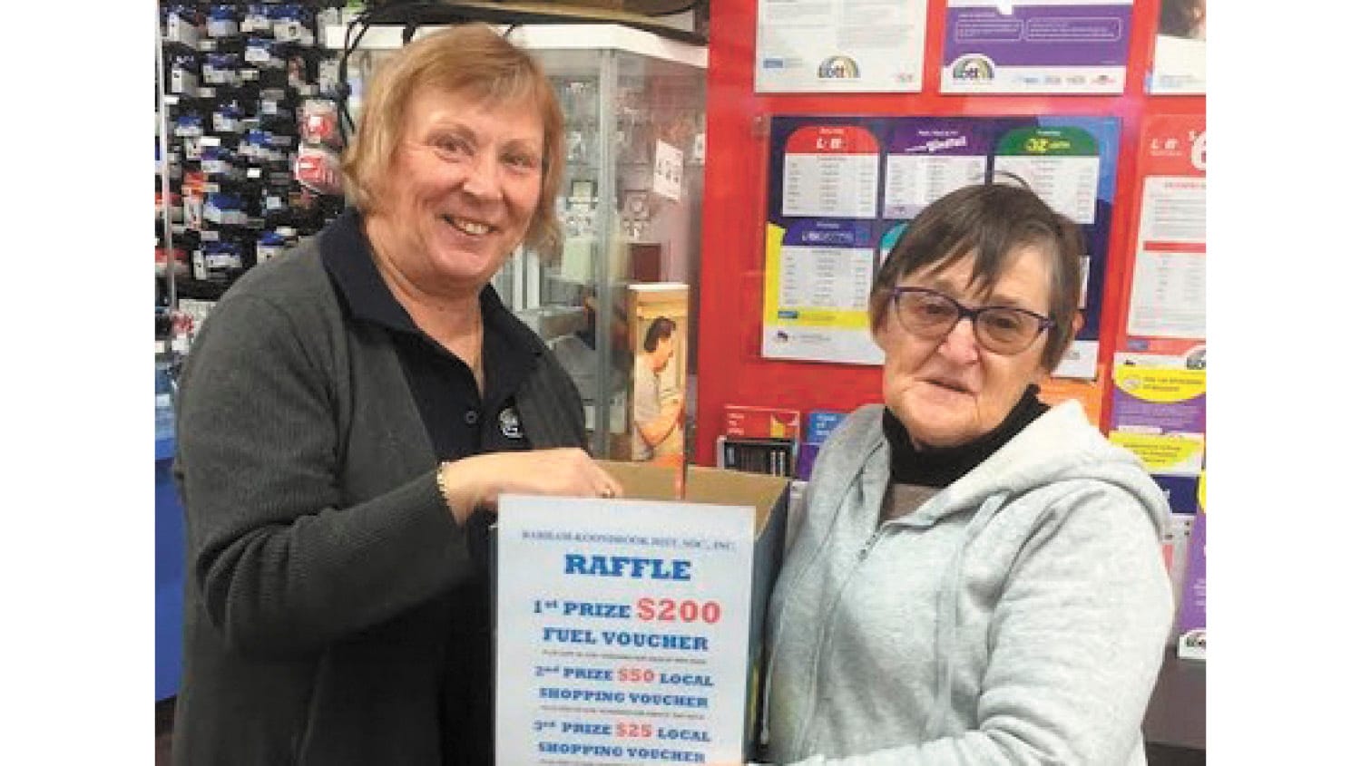 HISTORICAL SOCIETY RAFFLE RESULTS