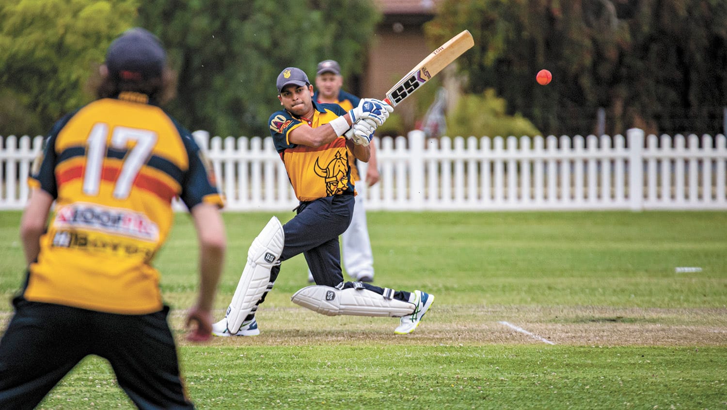 Akurugoda 108 not out, double hat-trick for Laursen