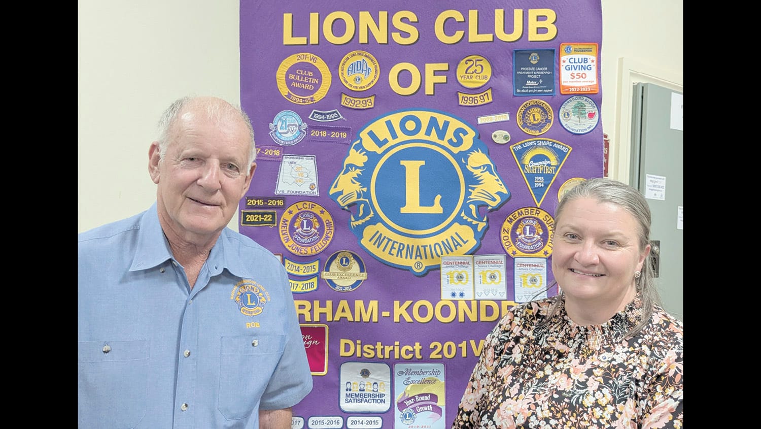 New Member at Lions Club