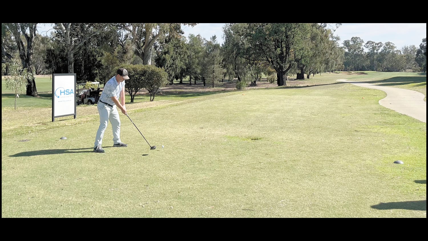 Golfers Tee Off