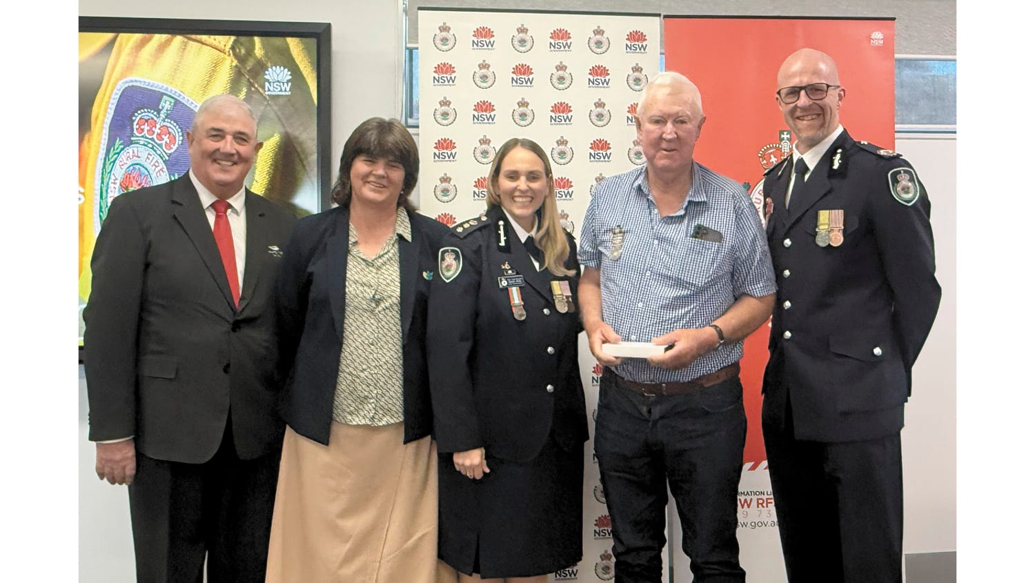 Mid Murray RFS members honoured