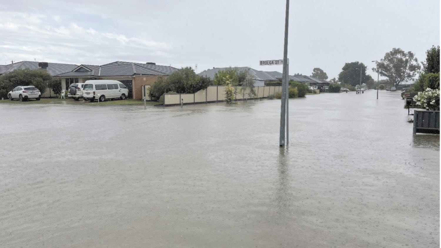 Brolga Street, Kerang Stormwater Improvements Underway