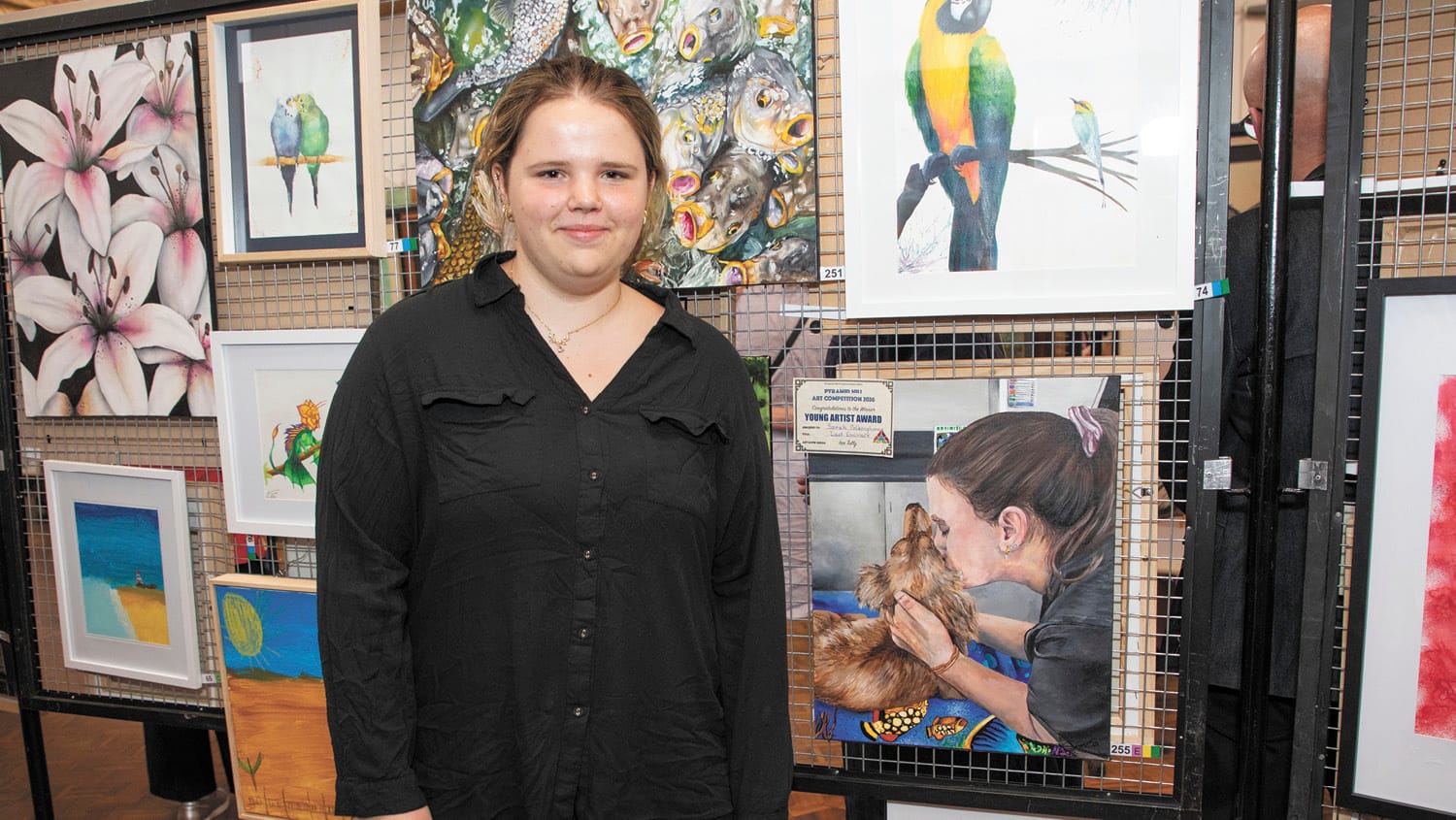 ‘Last embrace’ earns young artist award for Barham student