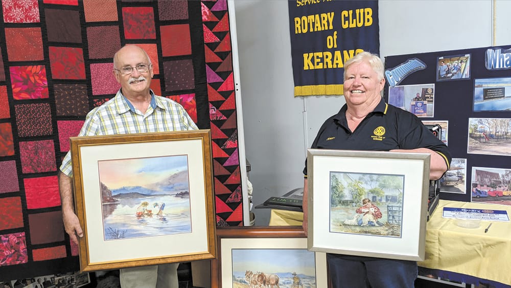 Anh Do Original on Display at Kerang Easter Art Show post image