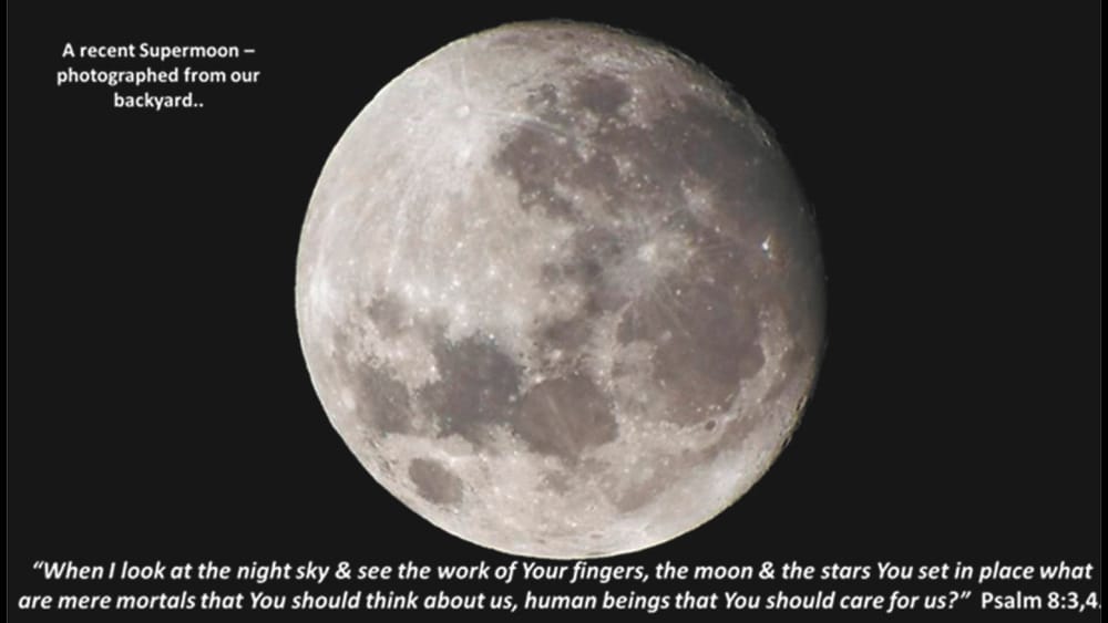 A Supermoon Which Lights the Night Sky post image