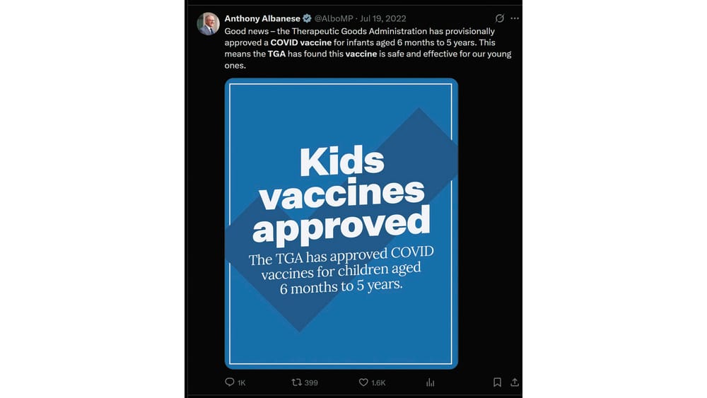 Covid Jabs Removed for Healthy Kids post image