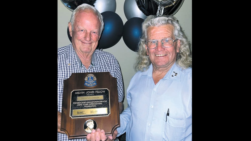 Melvin Jones Fellowship for Williamson post image