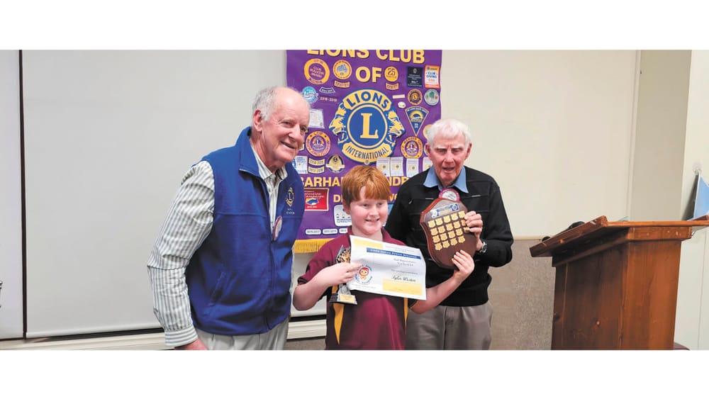 Young kids’ big voices impress Lions Public Speaking Judges post image