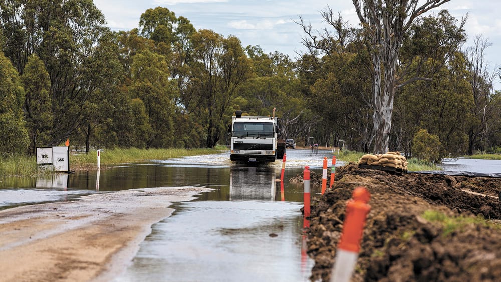 Water Returns to Dawe Road post image