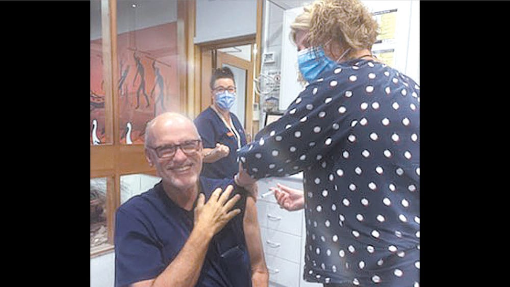 Doc Gets The Jab... post image