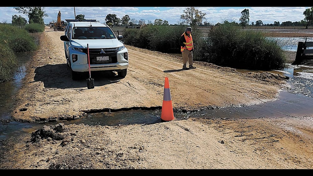 Repairs to flood-damaged roads underway post image
