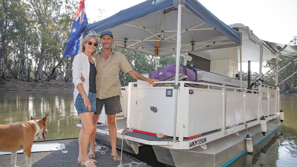 Couple set off on barbecue boat run to the Murray Mouth post image