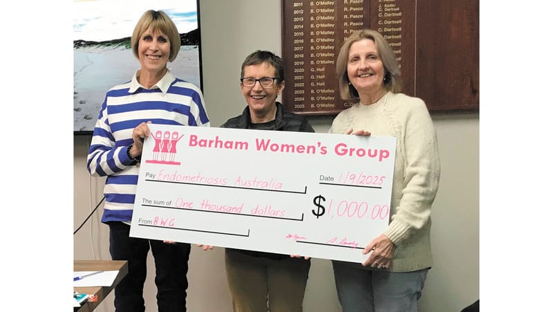 Barham Women’s Group Donate to Great Cause post image