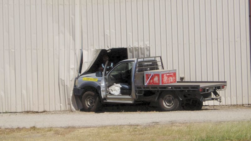 Ute Takes Out Wall post image