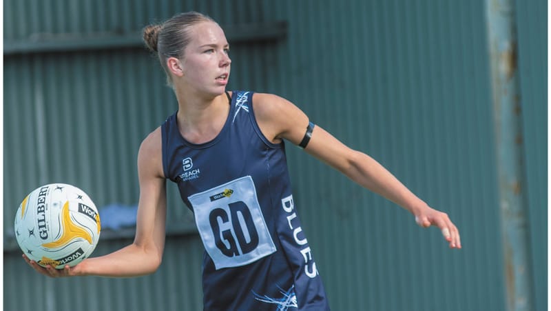 Maddy Aces the Netball Court post image