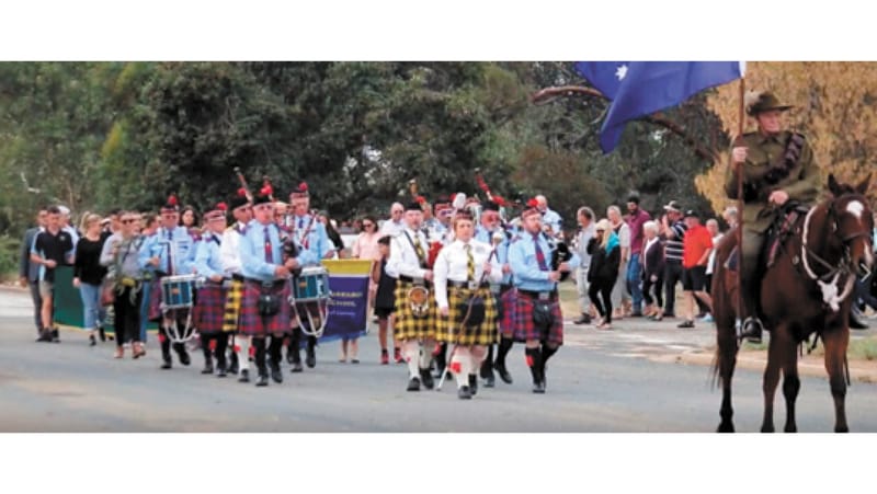 A large crowd attended the ANZAC Day ceremonies at Wakool post image