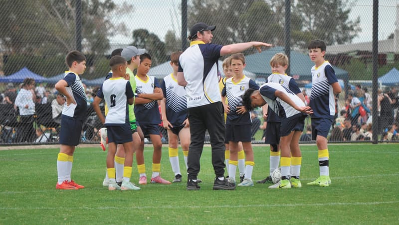 Local Kids Take to Soccer Comp post image