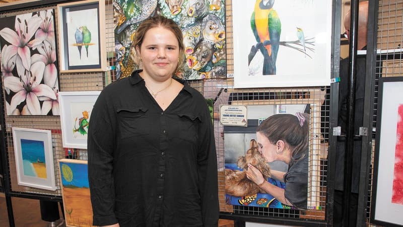 ‘Last embrace’ earns young artist award for Barham student post image
