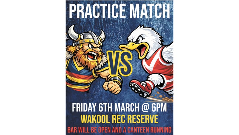 Footy This Friday at Wakool post image